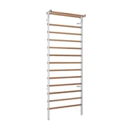 Espaldera con montantes de acero y 14 barras